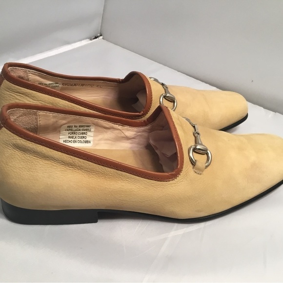 F.NEBULONI.MEN’S LEATHER MOCCASINS HORSEBIT SHOES SIZE 40 =10.5 USA - Picture 5 of 8